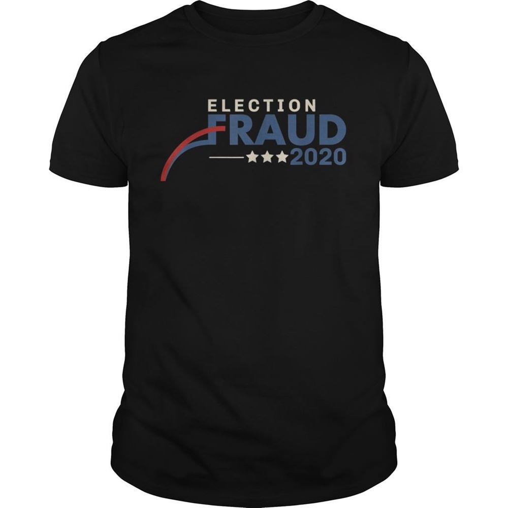 Attractive Fraud 2020 Trump Biden Election Results Voter Fraud Shirt 