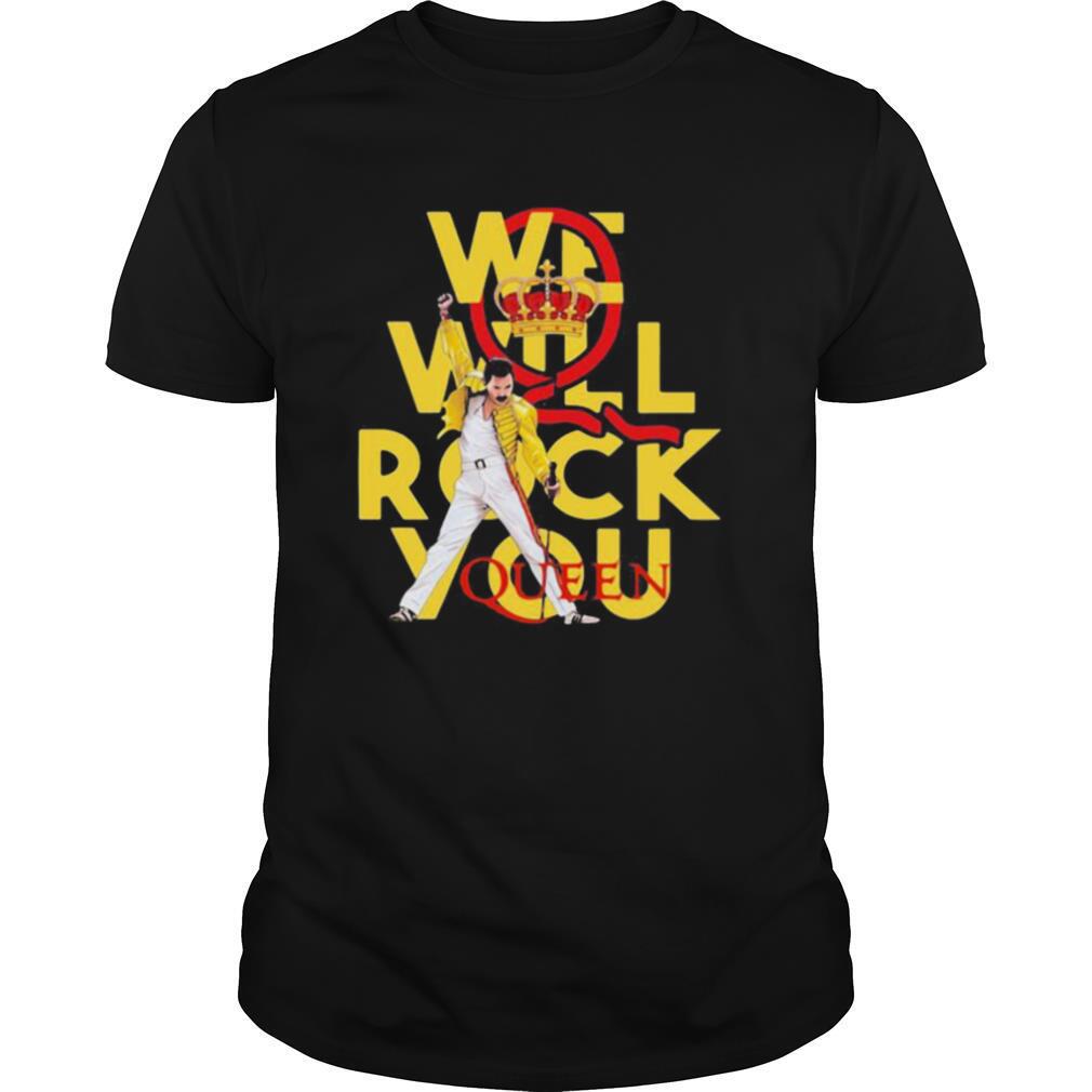 Great Freddie Mercury We Will Rock You Queen Shirt 