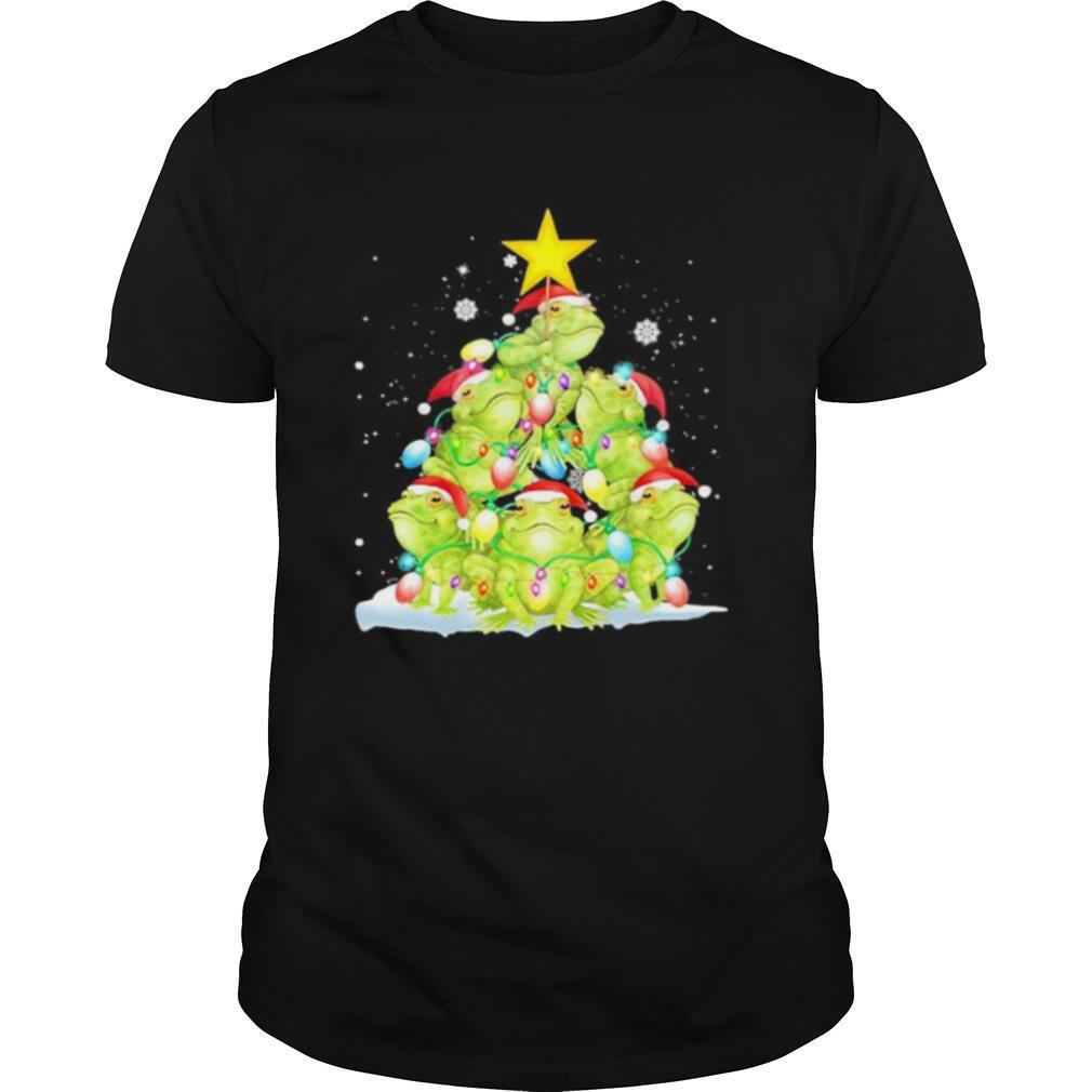 Amazing Frog Christmas Pine Tree Shirt 