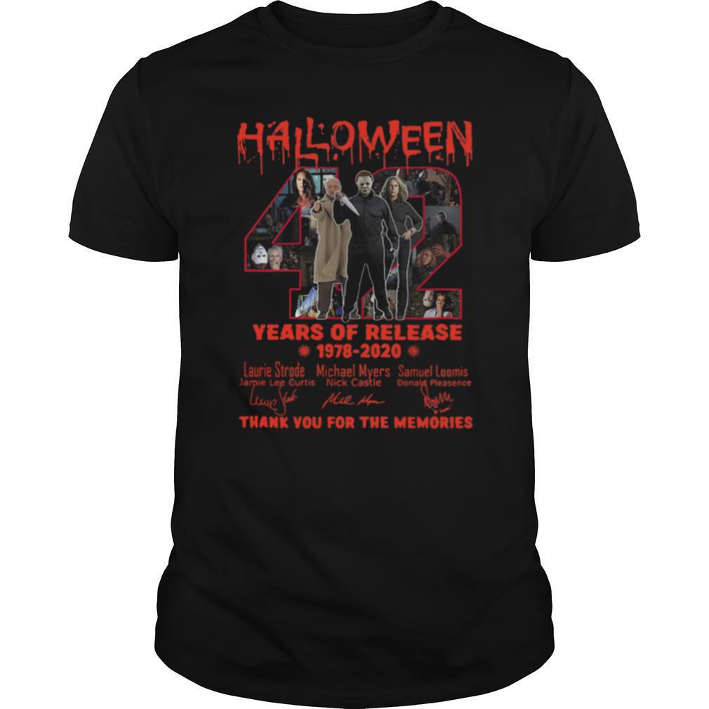 Promotions Halloween Years Of Release 1978 2020 Thank You For The Memories Signatures 