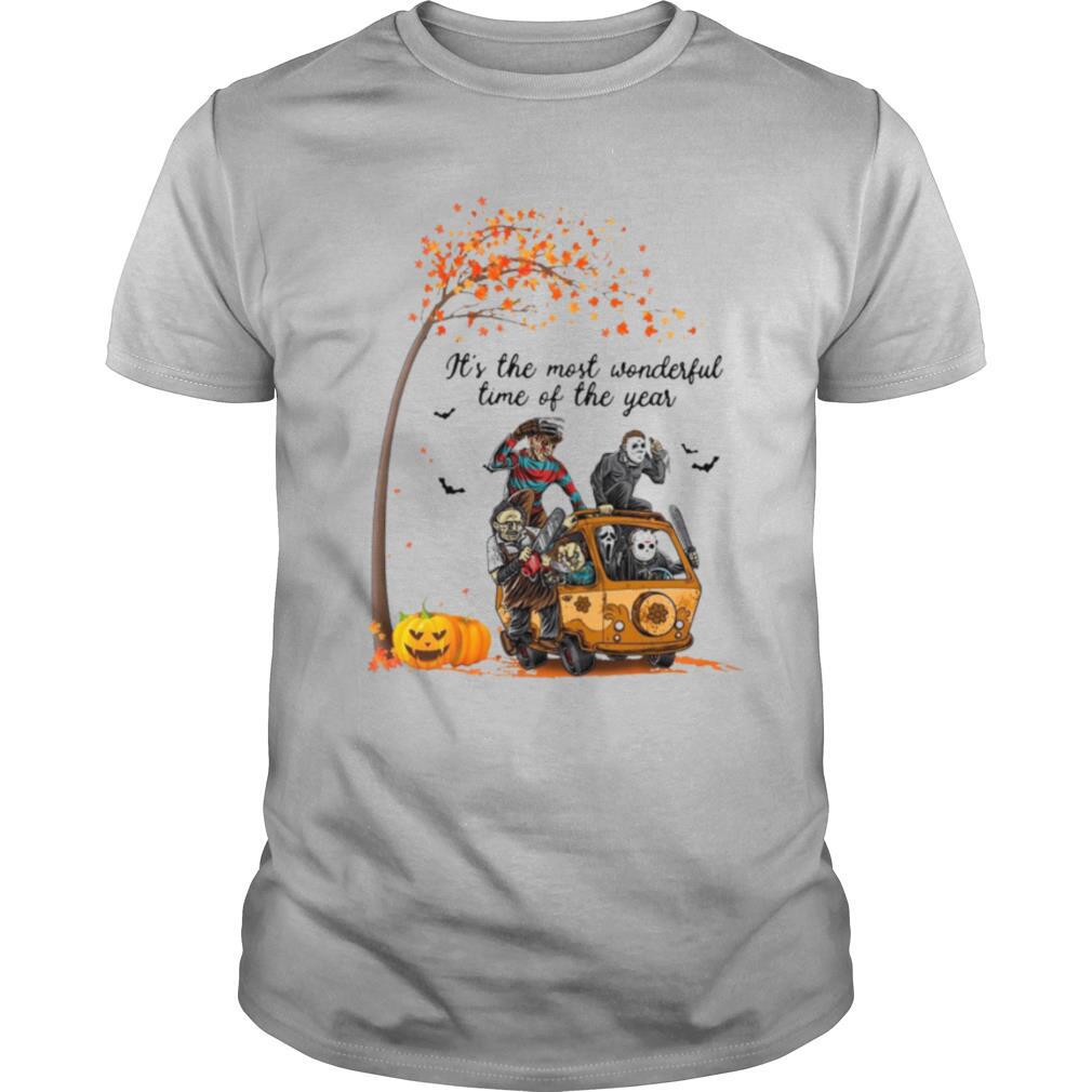 Attractive Horror Character Its The Most Wonderful Time Of The Year Halloween Shirt 