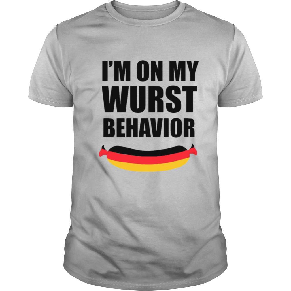 High Quality Im On My Wurst Behavior Shirt 