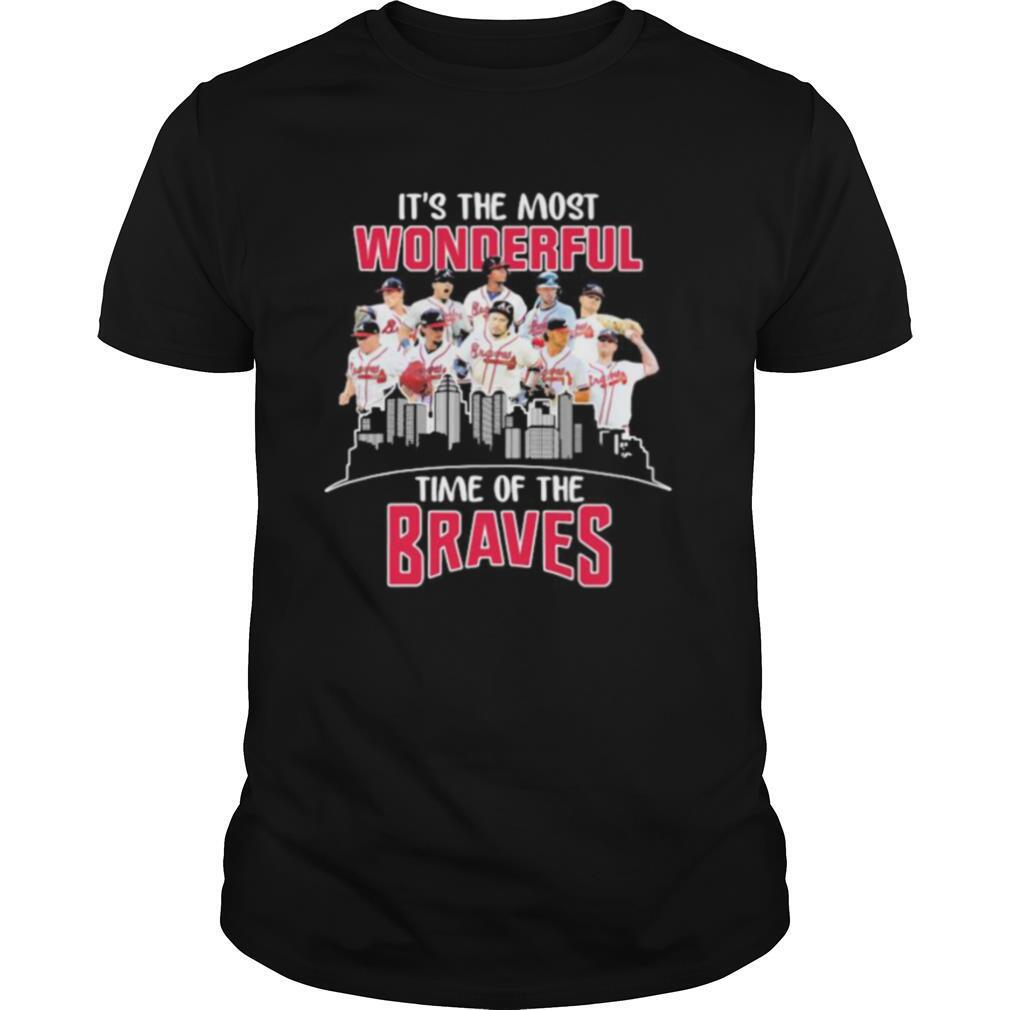 High Quality Its The Most Wonderful Time Of The Atlanta Braves Shirt 