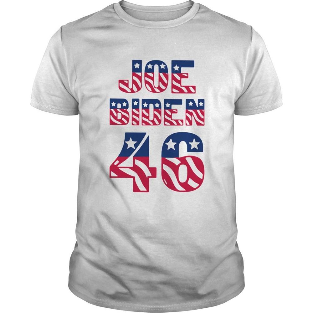 Attractive Joe Biden 46 American Flag Shirt 