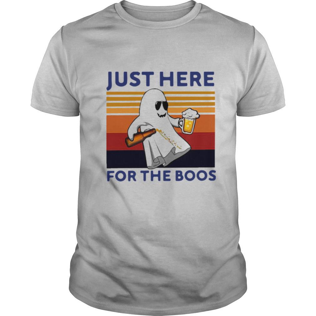 Promotions Just Here For The Boos Vintage Shirt 