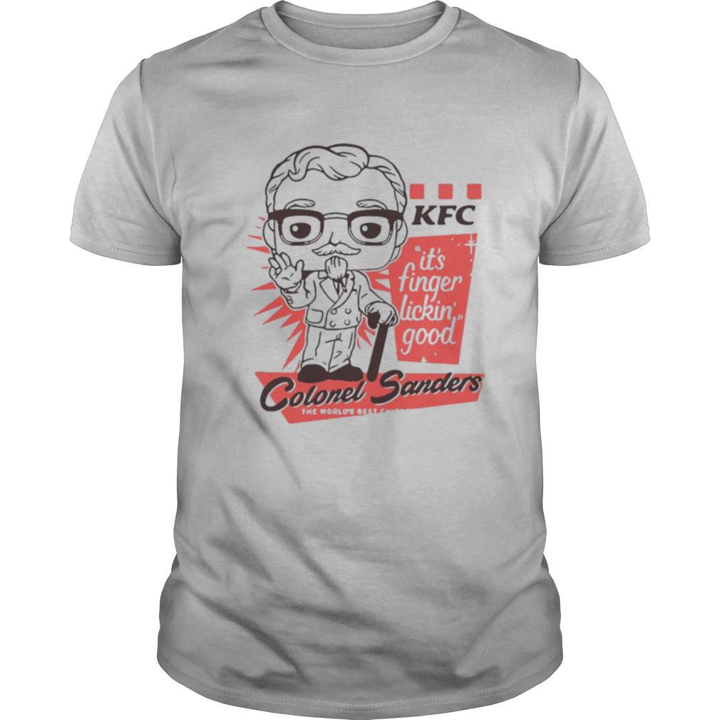 Awesome Kfc Its Finger Lickin Good Colonel Sanders Shirt 