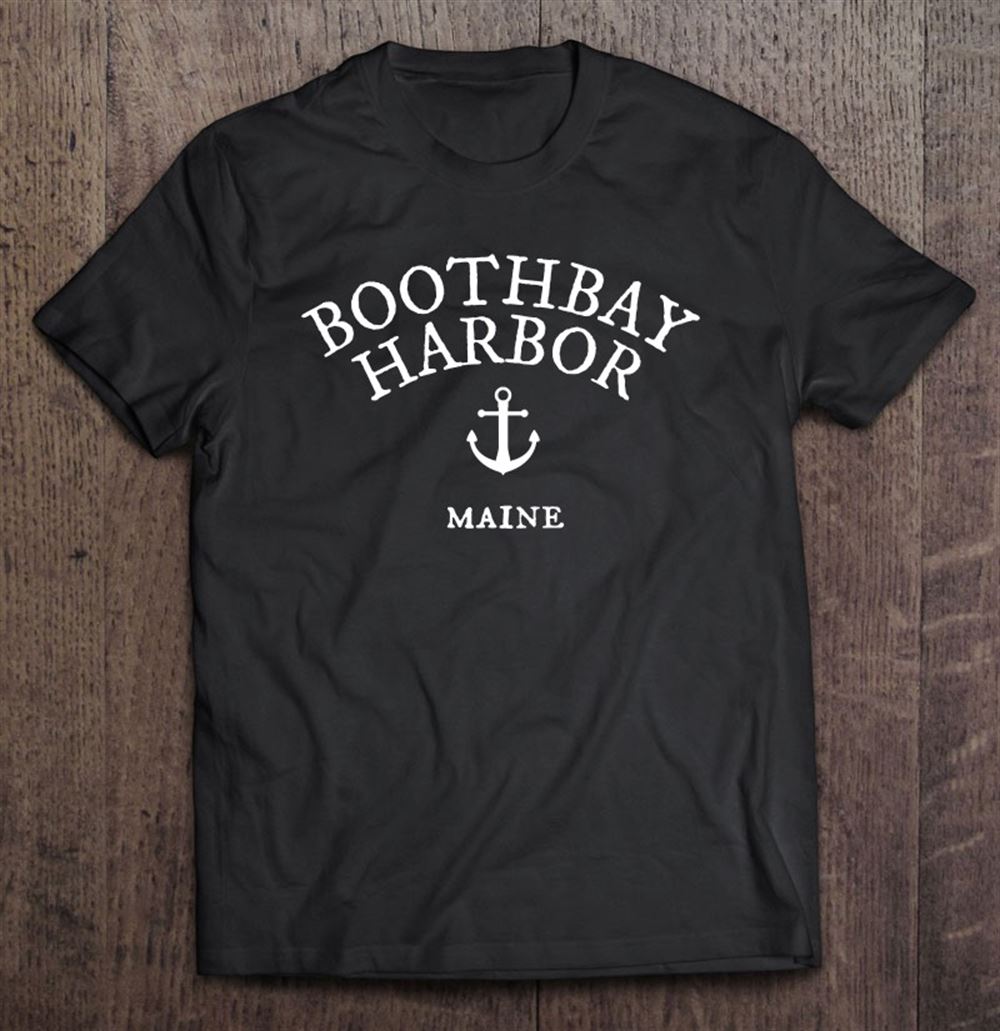 High Quality Boothbay Harbor Me Shirt Nautical Theme Shirt 