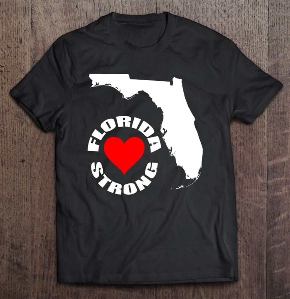 Interesting Florida Strong Heart Floridastrong Tee Top 