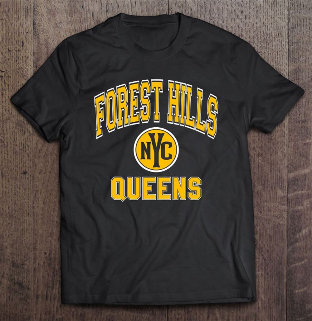 Amazing Forest Hills Queens Nyc Varsity Style Amber Print 