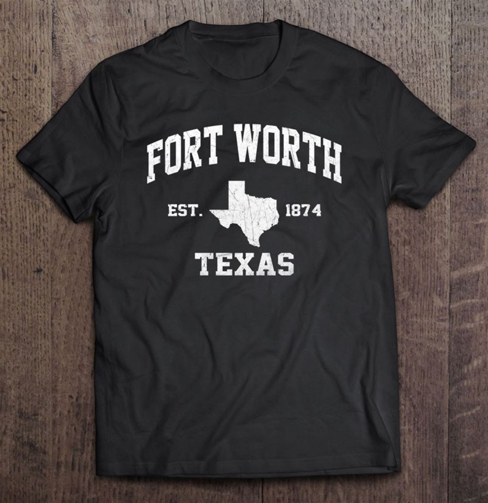 Special Fort Worth Texas Tx Vintage State Athletic Style 