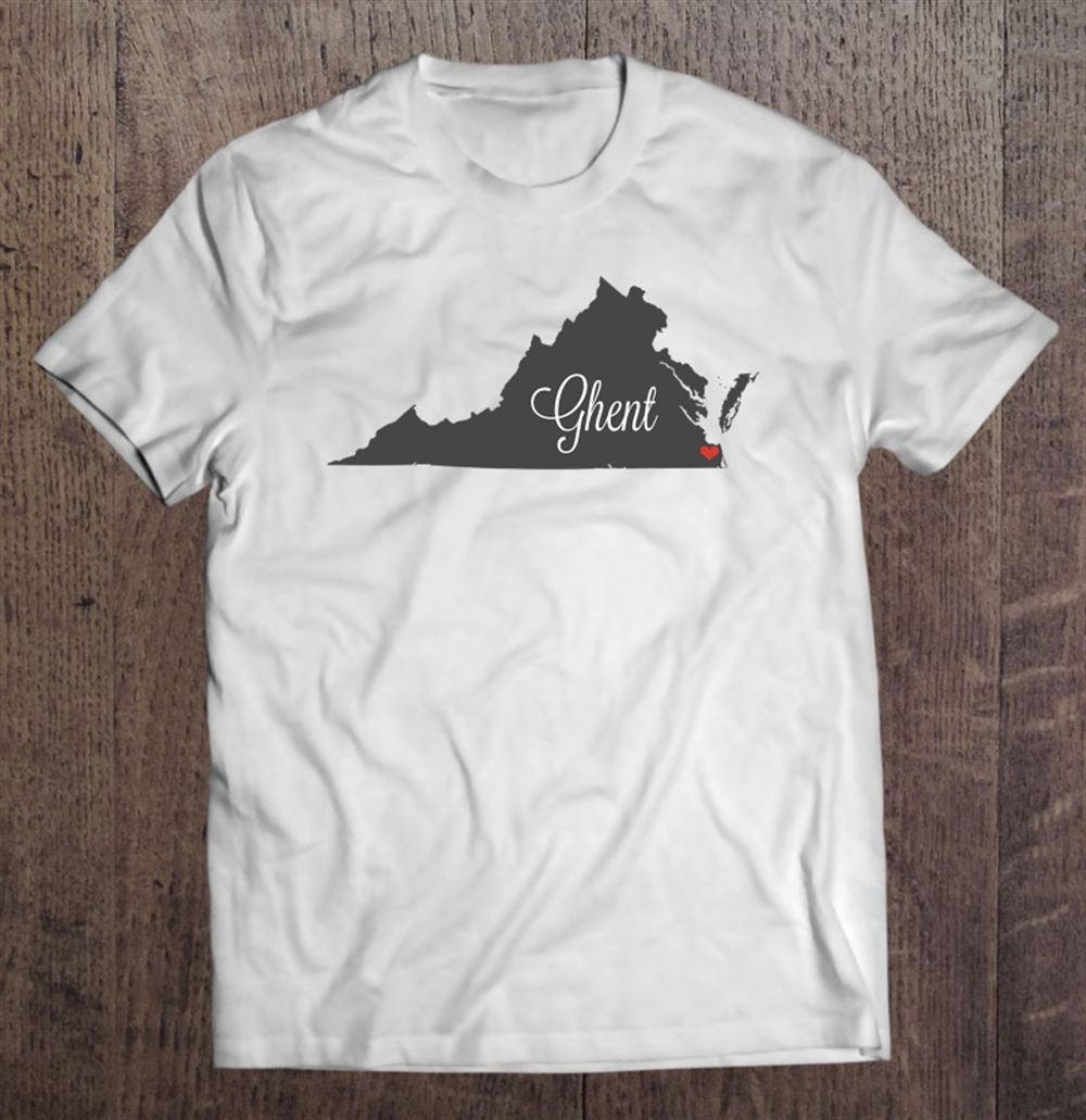 Gifts Ghent Norfolk Virginia Map Heart 