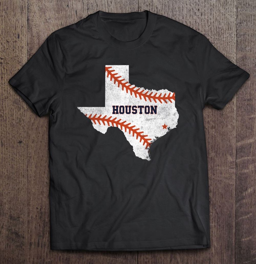 High Quality Houston Texas Baseball Vintage Distressed 