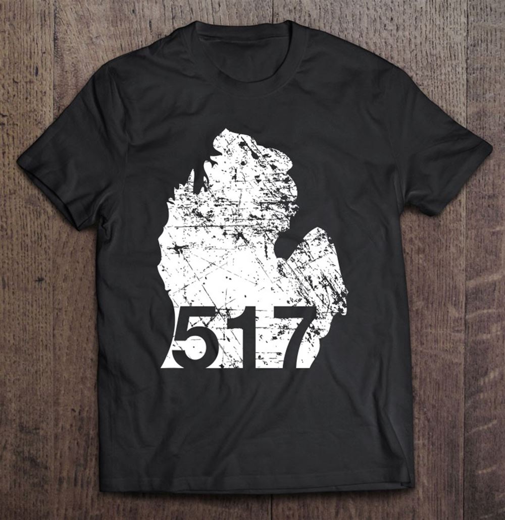 Gifts Jackson Area Code 517 Shirt Michigan Gift 