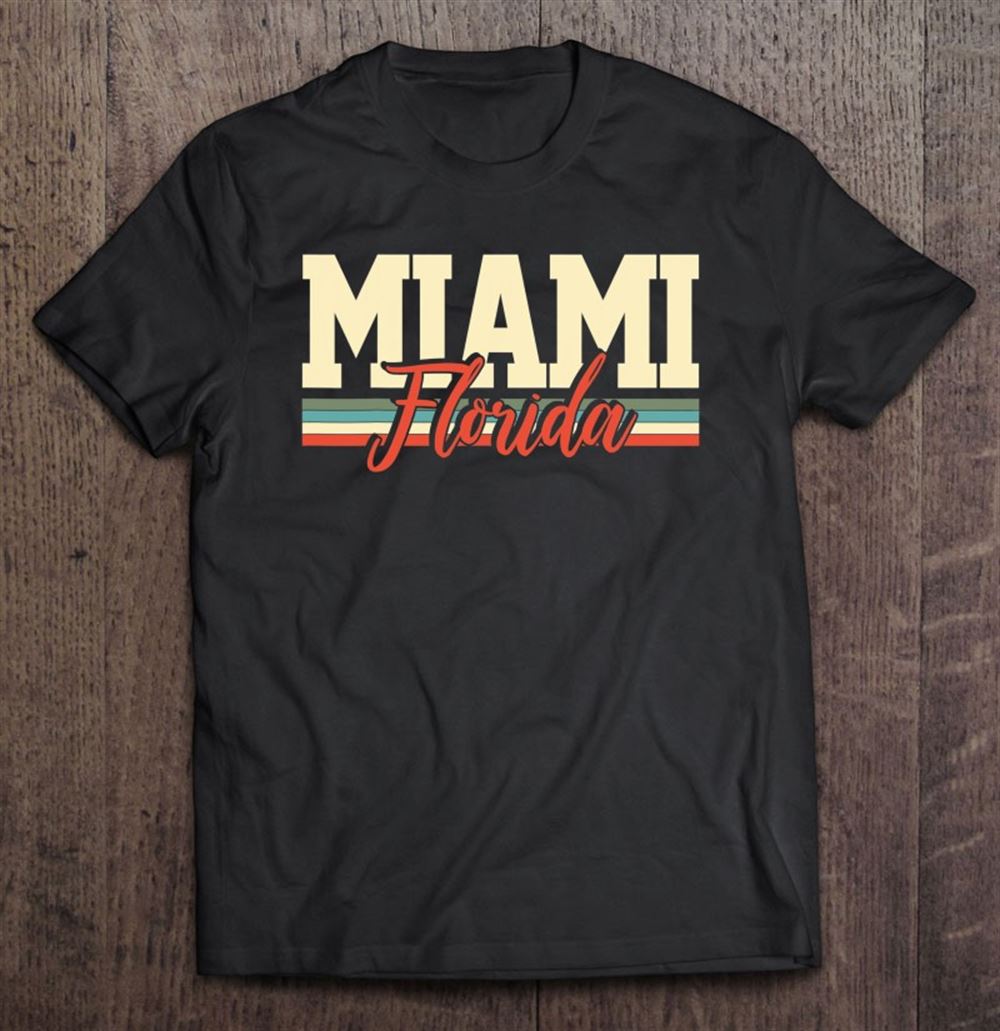 Limited Editon Miami Florida Gift Home State Vintage Retro 