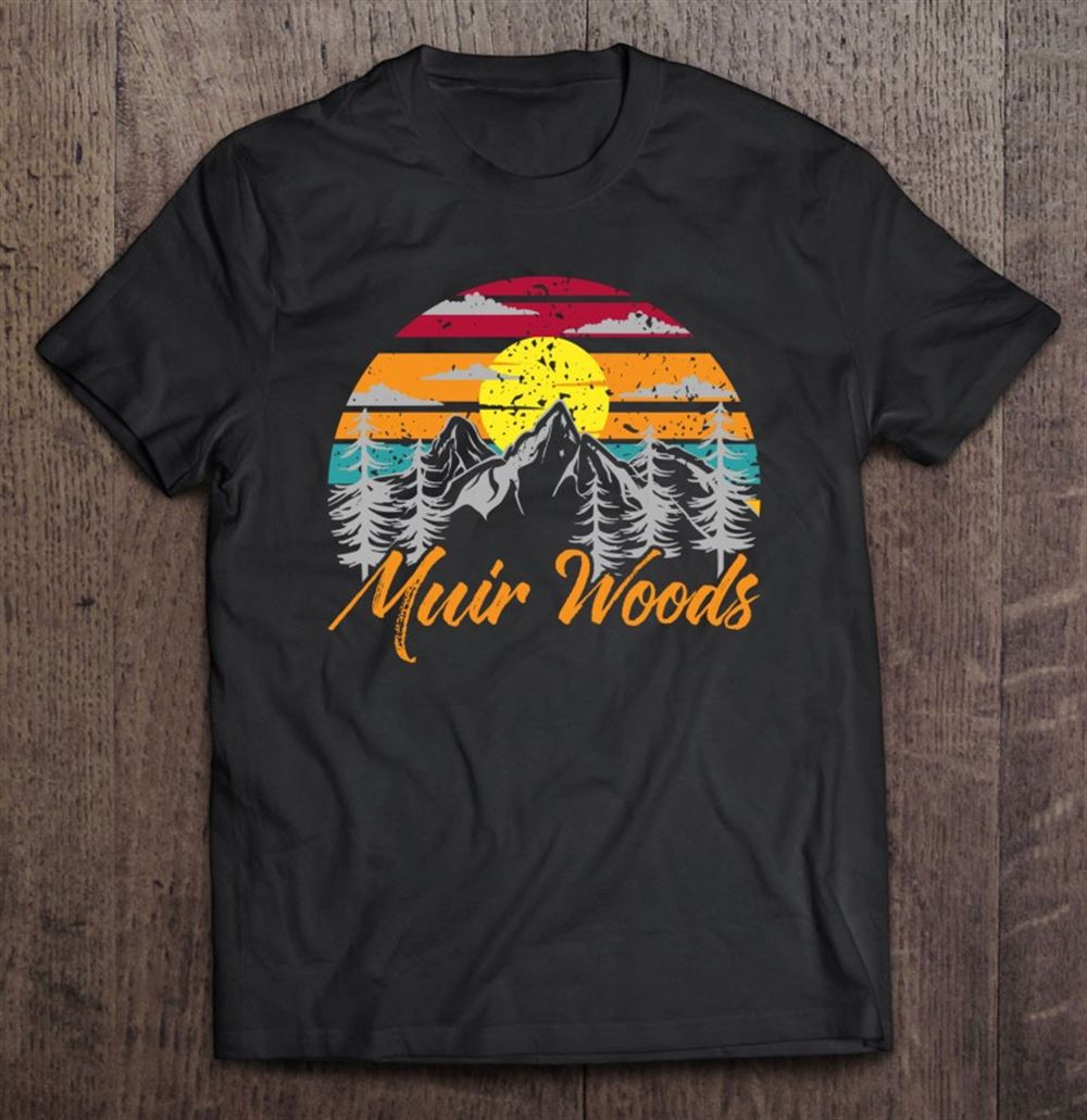 Interesting Muir Woods California Mountain Shirt Vintage Apparel 