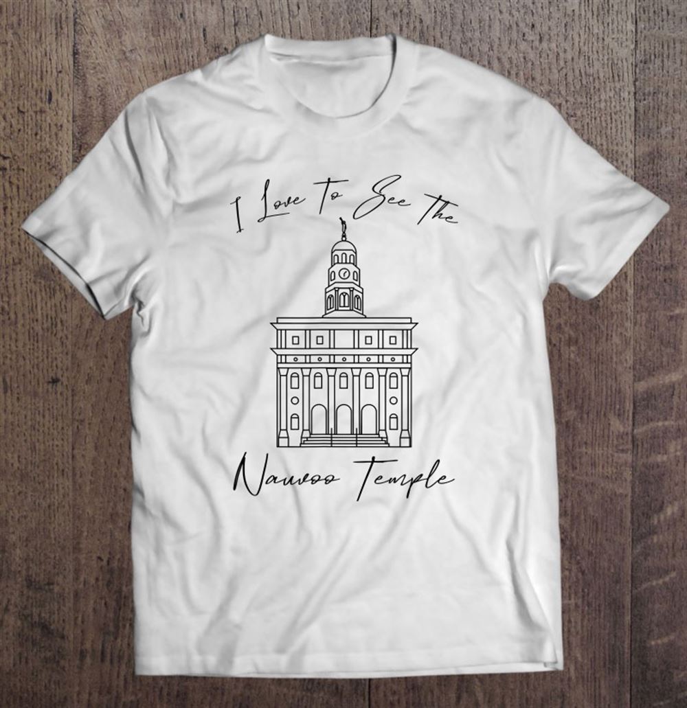 Gifts Nauvoo Il Temple I Love To See My Temple Calligraphy 