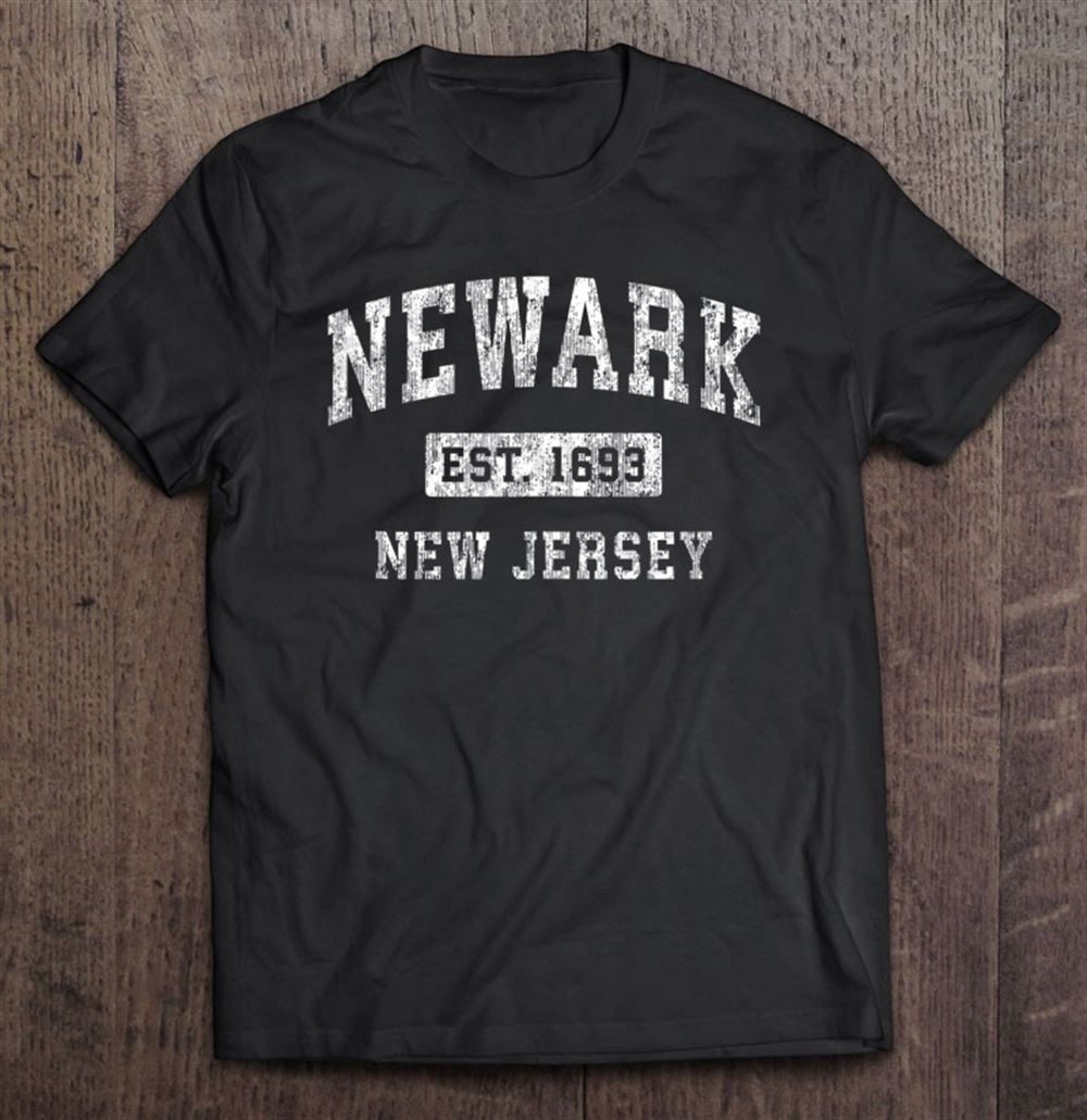 Promotions Newark New Jersey Nj Vintage Established Sports Design Tank Top 