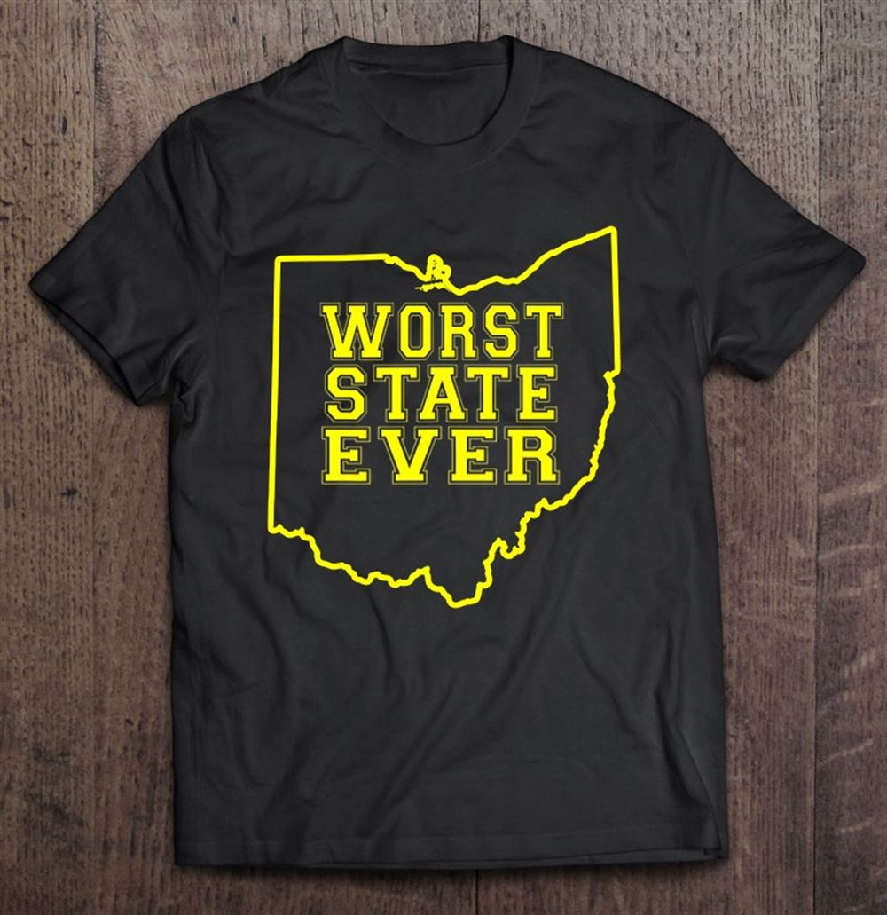 Happy Ohio Sucks Worst State Ever Short Sleeve 