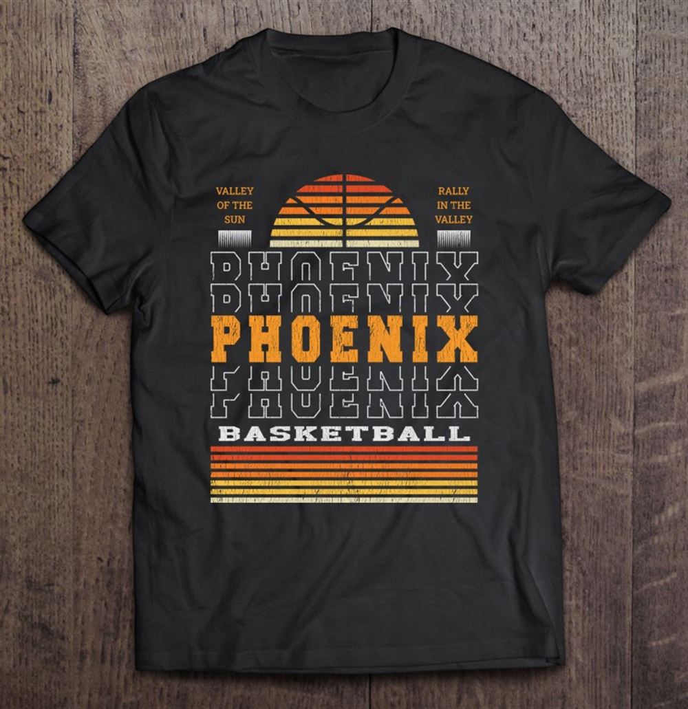 Amazing Phoenix Basketball Valley Oop City Arizona Retro Sunset 