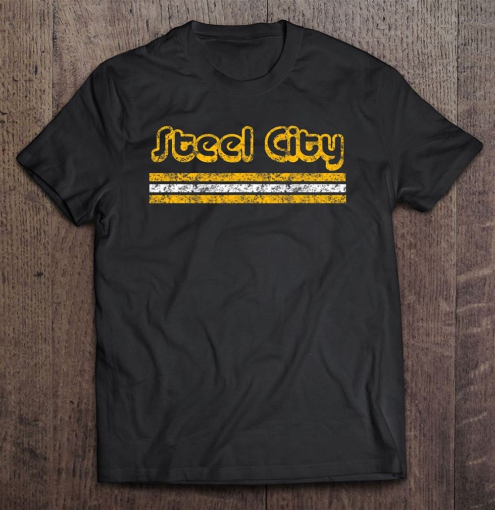 Special Pittsburgh Steel City Retro Vintage Weathered 