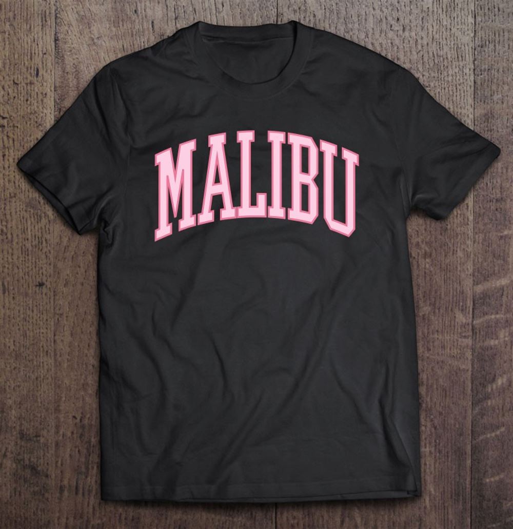 Limited Editon Preppy Varsity Pink Malibu California 