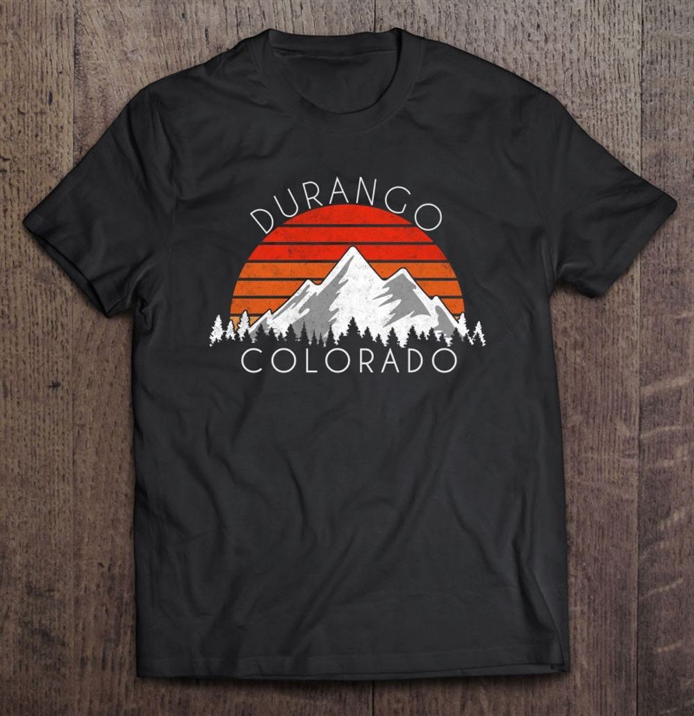 Great Retro Vintage Durango Colorado Distressed 