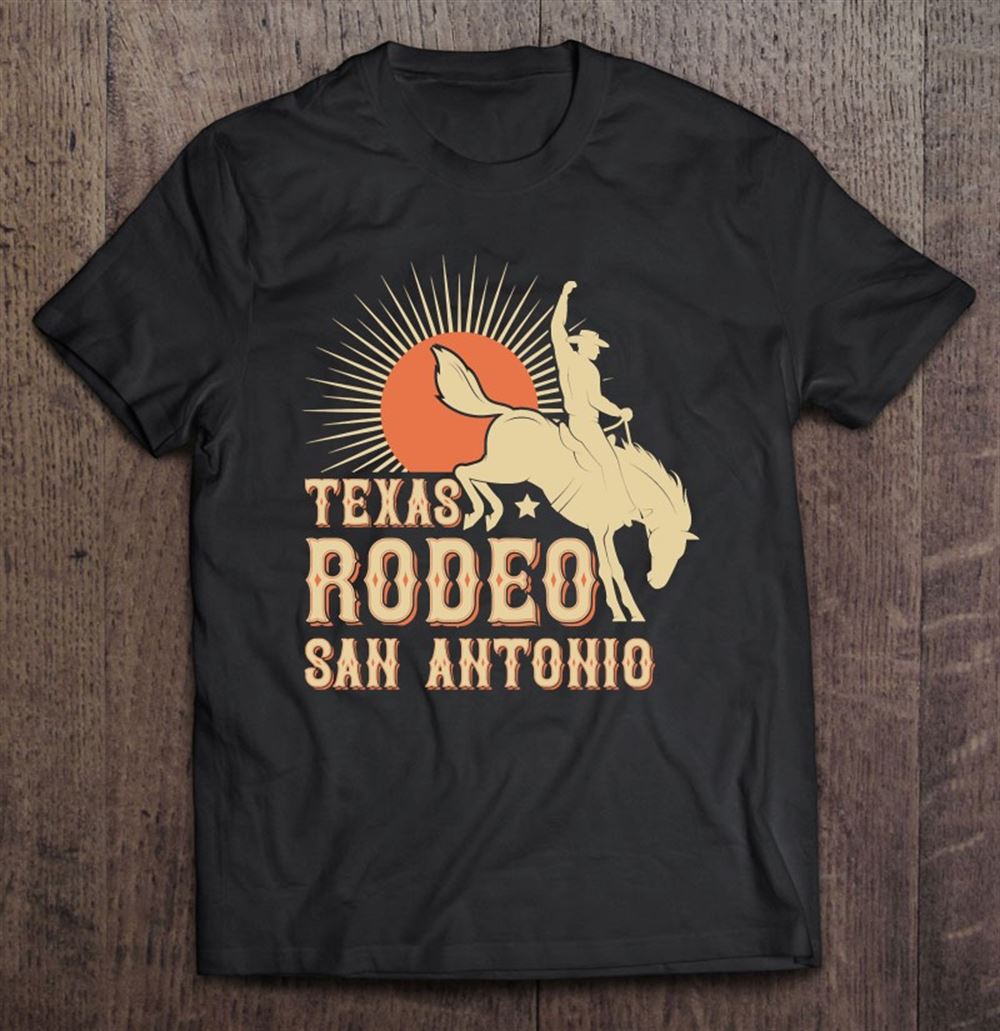 Amazing San Antonio Texas Rodeo Vintage Western Retro Cowboy 