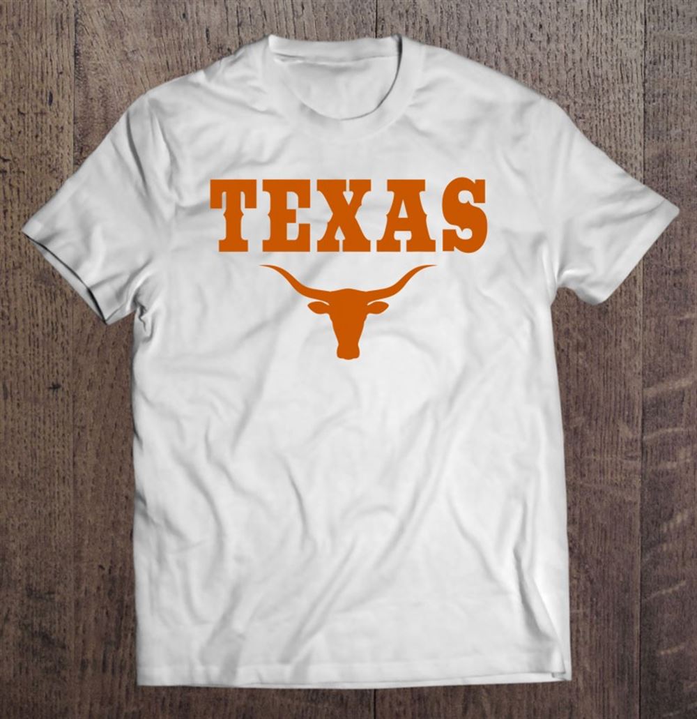 Gifts Texas Tx American Longhorn United States Font 