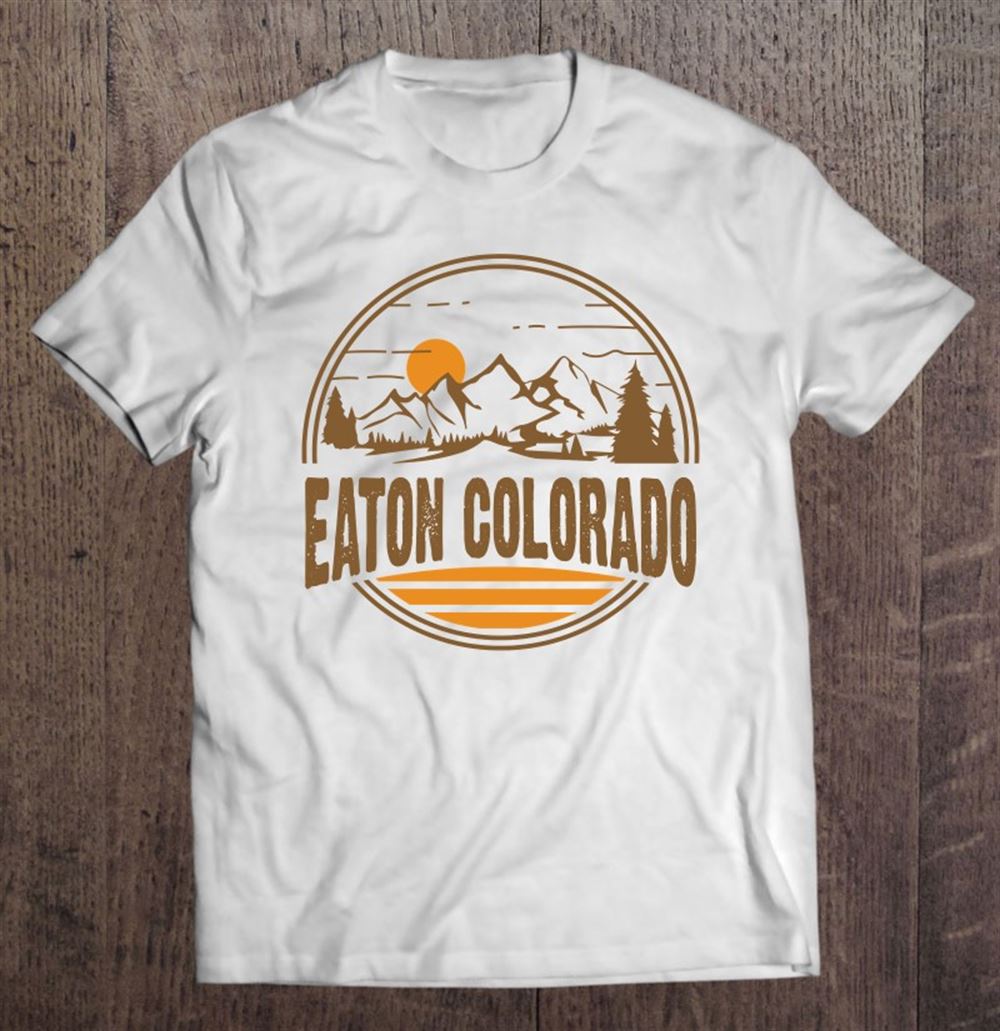 High Quality Vintage Eaton Colorado Mountain Hiking Souvenir Print 