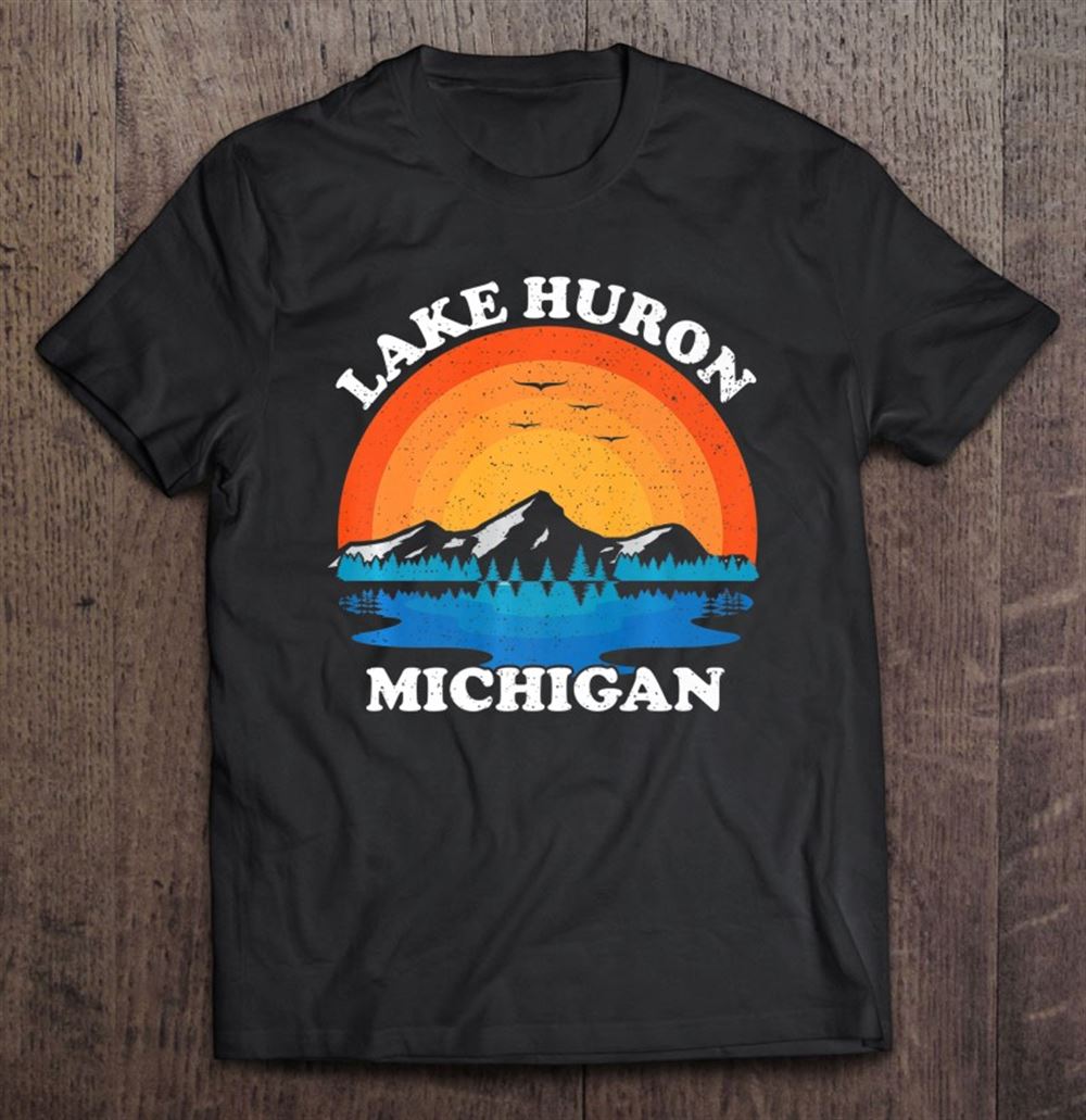 Limited Editon Vintage Family Vacation Retro Michigan Lake Huron 