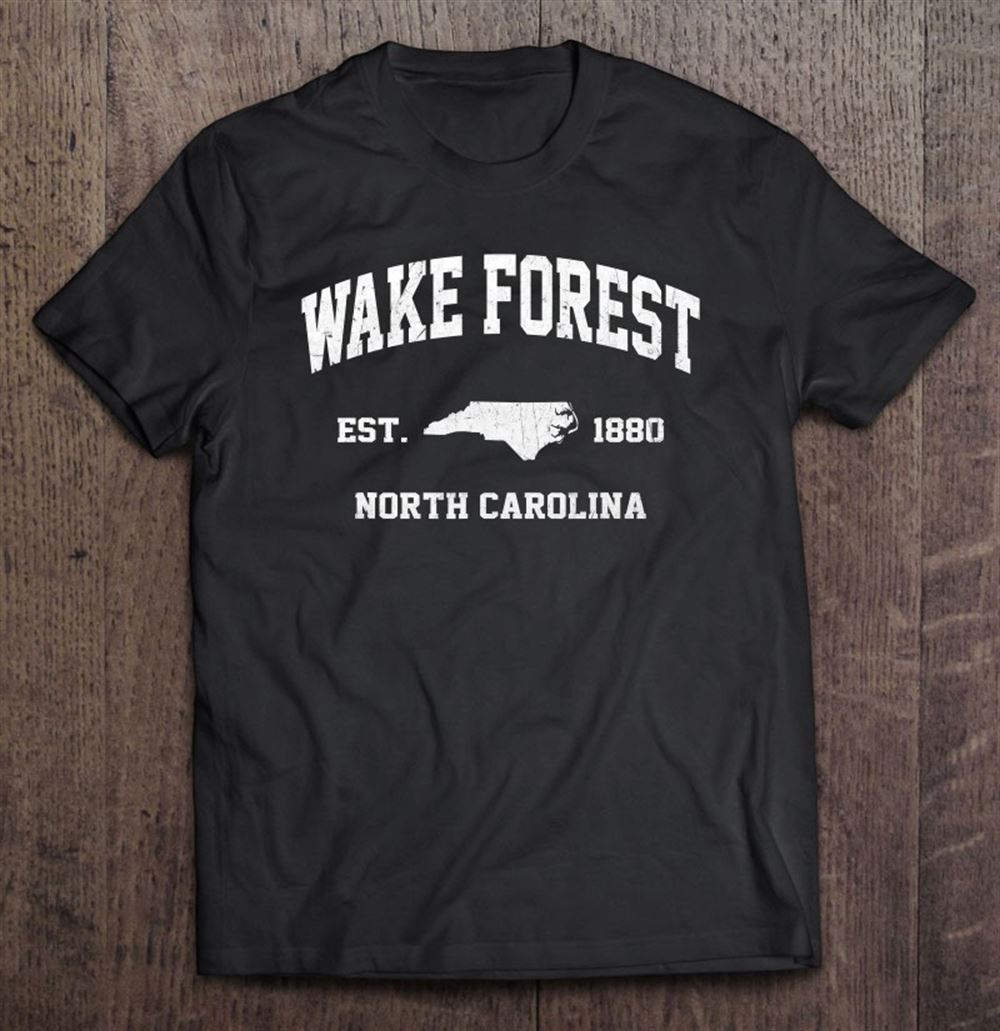 Amazing Wake Forest North Carolina Nc Vintage State Athletic Style 