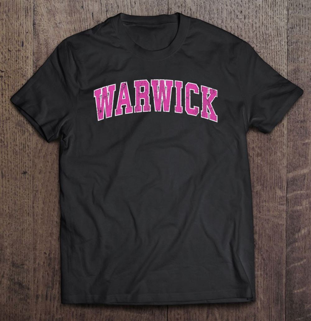 Gifts Warwick New York Ny Vintage Sports Design Pink Design 