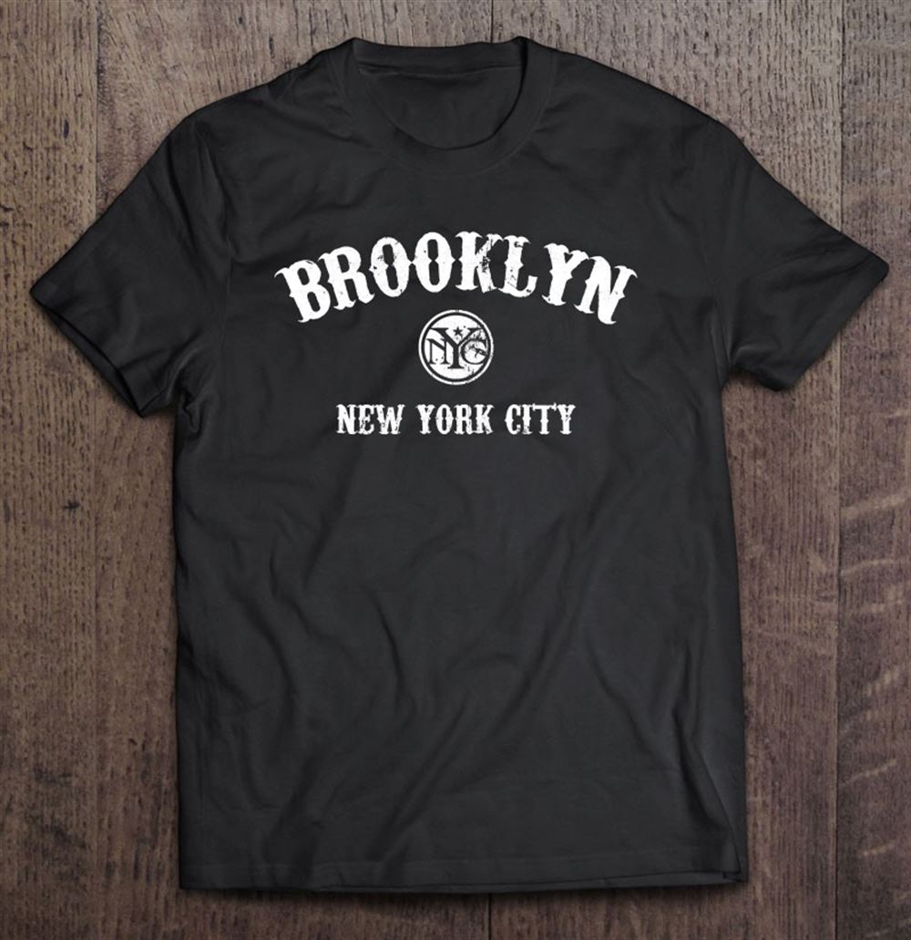 Awesome Brooklyn New York Vintage Distressed Nyc Hoody 