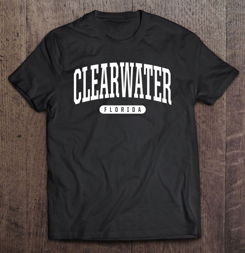 Awesome College Style Clearwater Florida Souvenir Gift Pullover 