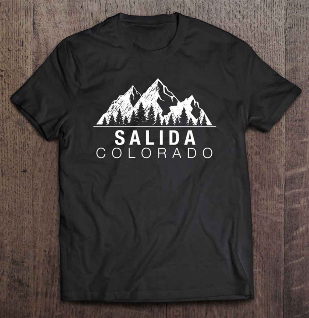 Special Colorado Gift Salida Mountain Forest Trees 