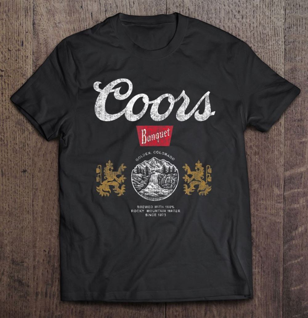 Happy Coors Banquet Golden Colorado Logo V1 Tank Top 