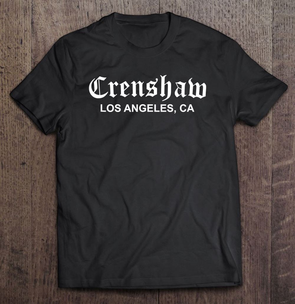 Awesome Crenshaw Los Angeles California Gangsta Rap Tank Top 