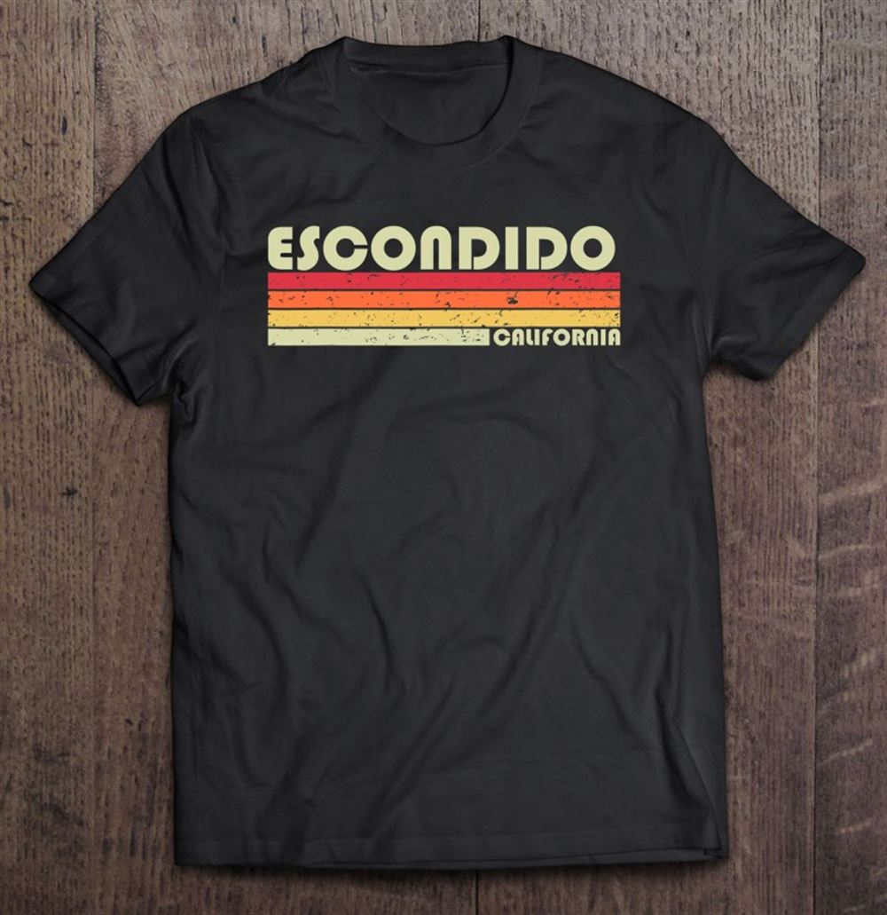 Awesome Escondido Ca California Funny City Home Roots Gift Retro 80s 