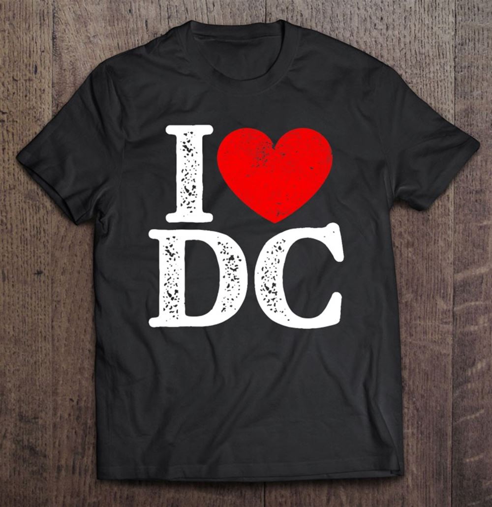 Amazing I Heart Love Dc Washington Dc Distressed Souvenir 