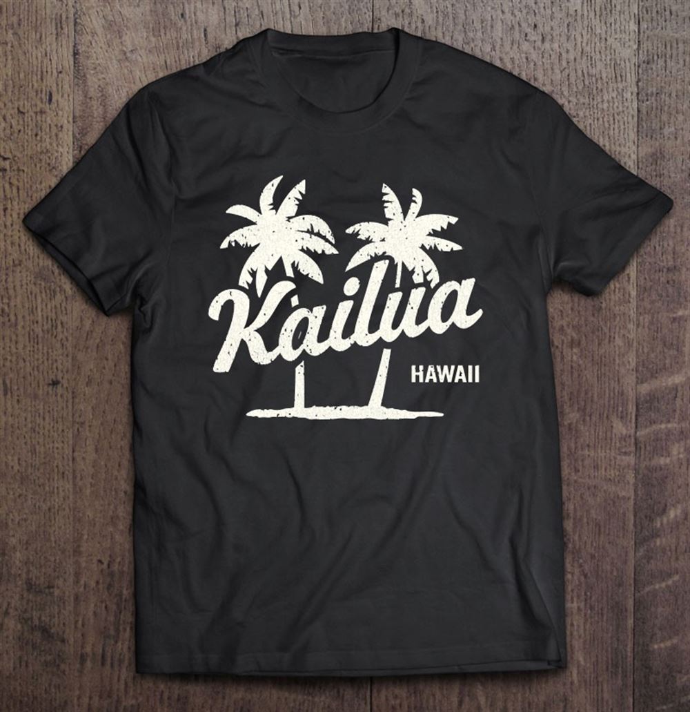 Limited Editon Kailua Hawaii Vintage 70s Palm Trees Graphic 