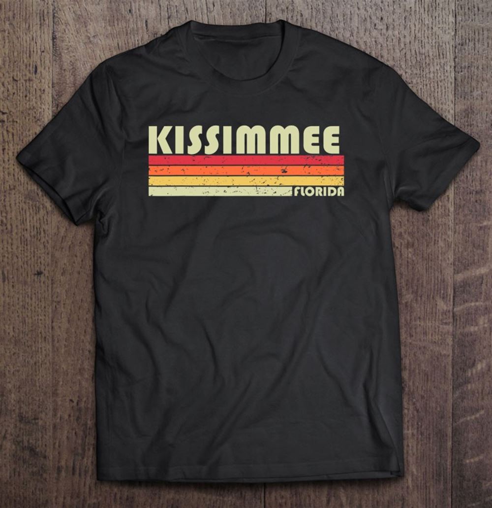 Awesome Kissimmee Fl Florida Funny City Home Roots Gift Retro 80s 