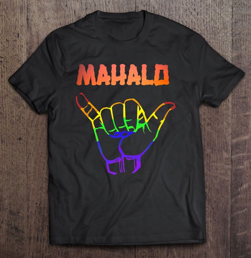 Amazing Mahalo Hawaiian Thank You Hand Signal 