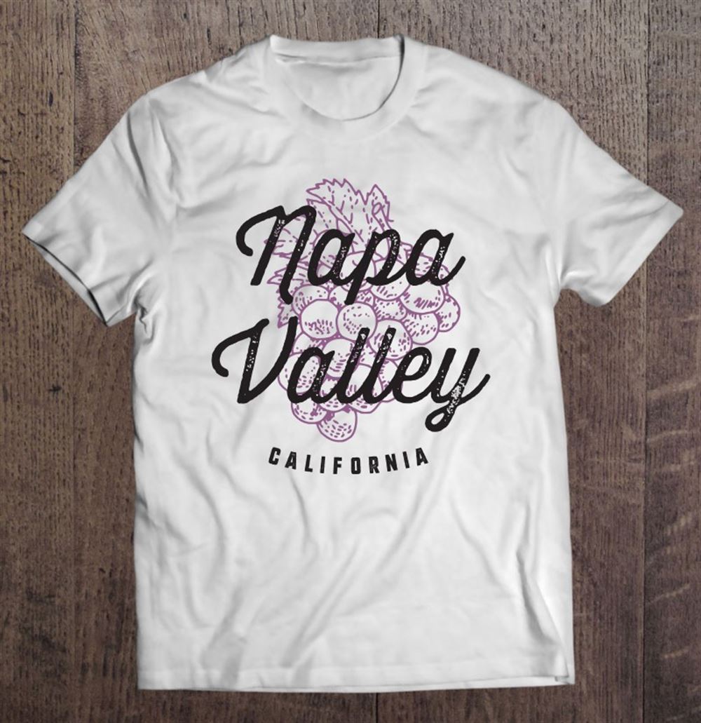 Gifts Napa Valley California Wine Country Vintage Tee 
