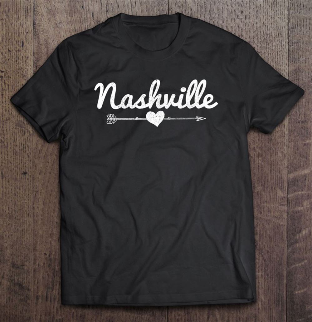 Special Nashville Tennessee Arrow Heart Music City Souvenir Gift Premium 