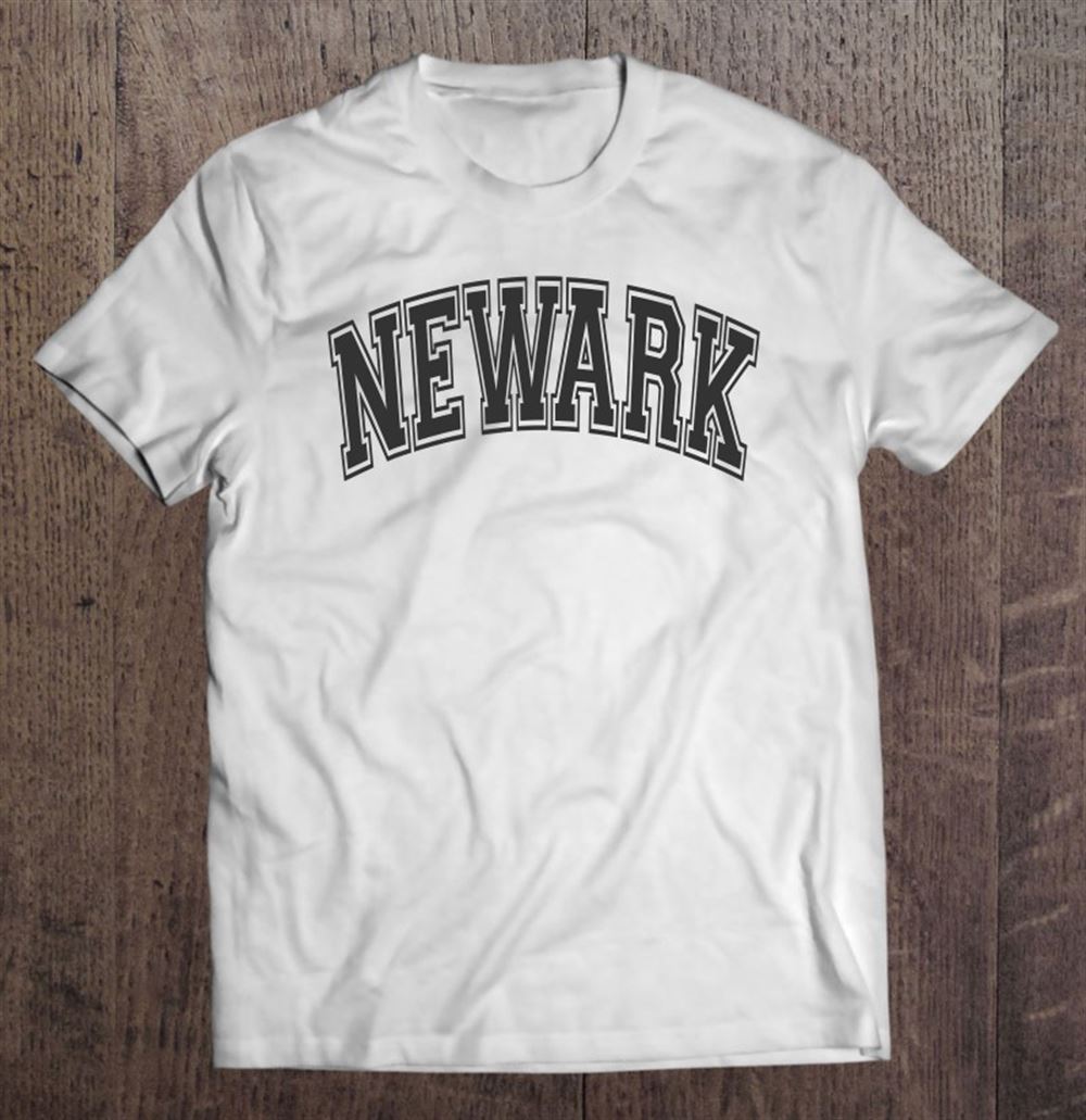 Gifts Newark New Jersey Nj Varsity Style Black With Black Text 