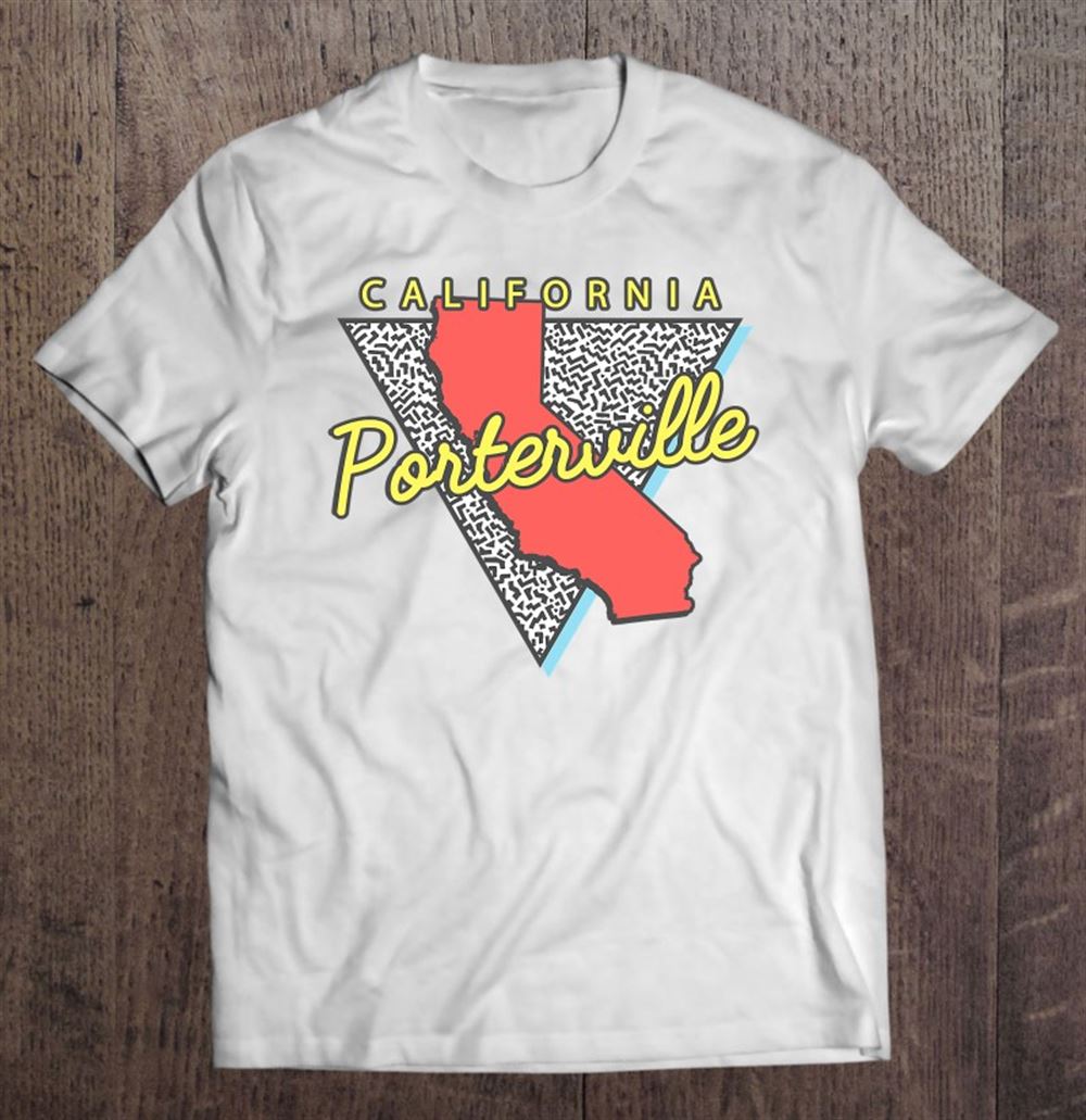 High Quality Porterville California Retro Triangle Ca City 