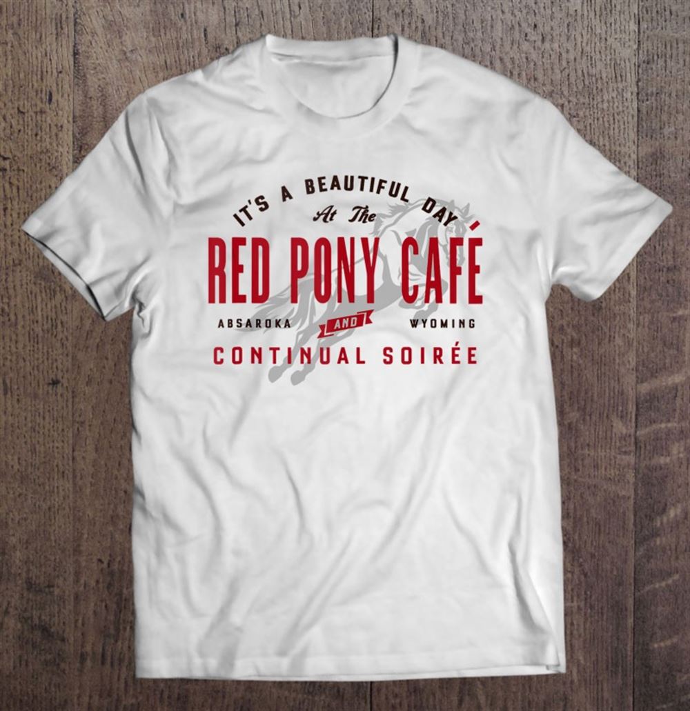 Promotions Red Pony It Is A Beautiful Day Tank Top 
