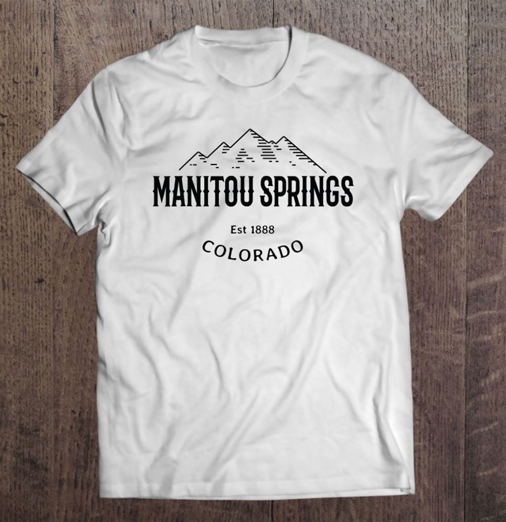 Amazing Retro Cool Manitou Springs Colorado Rocky Mountains Novelty 