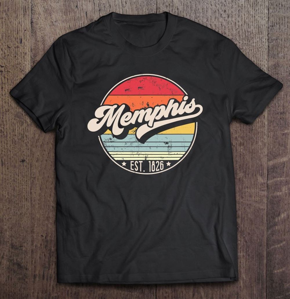 Happy Retro Memphis Tn Home City 70s Style Sunset Gift 