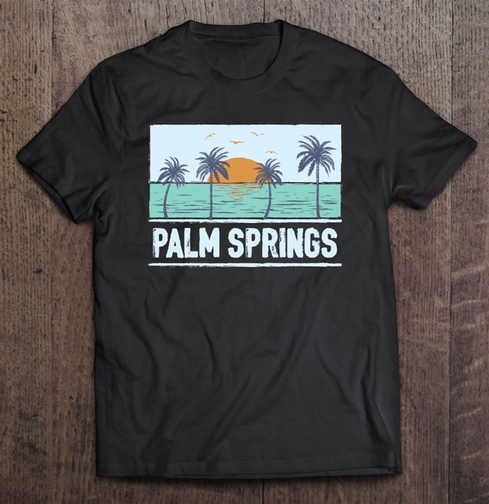 Promotions Retro Palm Springs California Tropical Sunset Beach Vacation 
